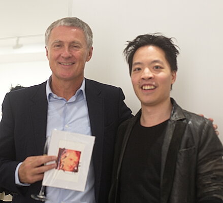 Michael Andrew Law and Mr. David Zwirner (Owner of David Zwirner Gallery).