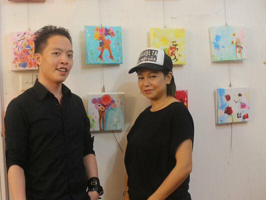 Michael Andrew Law and Collector Peggy Wong ( @peggyniki )