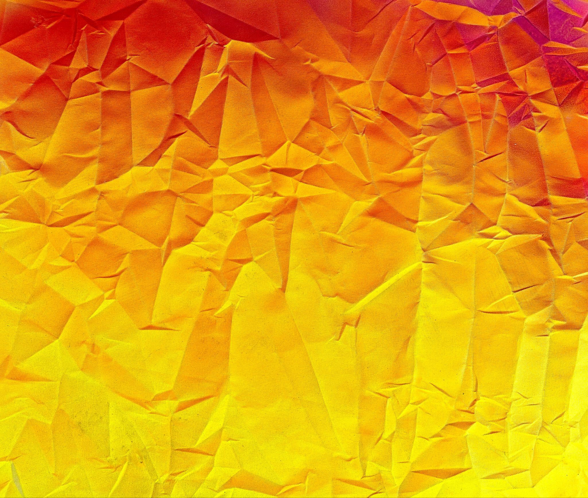 Michael Andrew Law — Citrus Light in Crimson Folds — ChiaroFabric (When Chiaroscuro Sleeps in Fabric) 光影織語