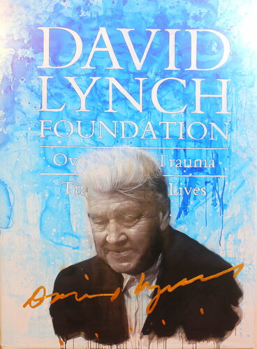 Michael Andrew Law — David Lynch Foundation Painting — Colorful Canvas Paintings