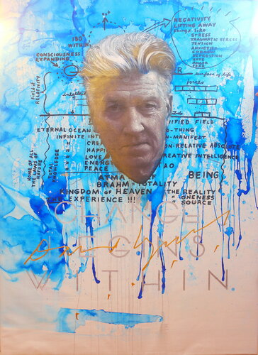 Michael Andrew Law — David Lynch Foundation Painting — Colorful Canvas Paintings