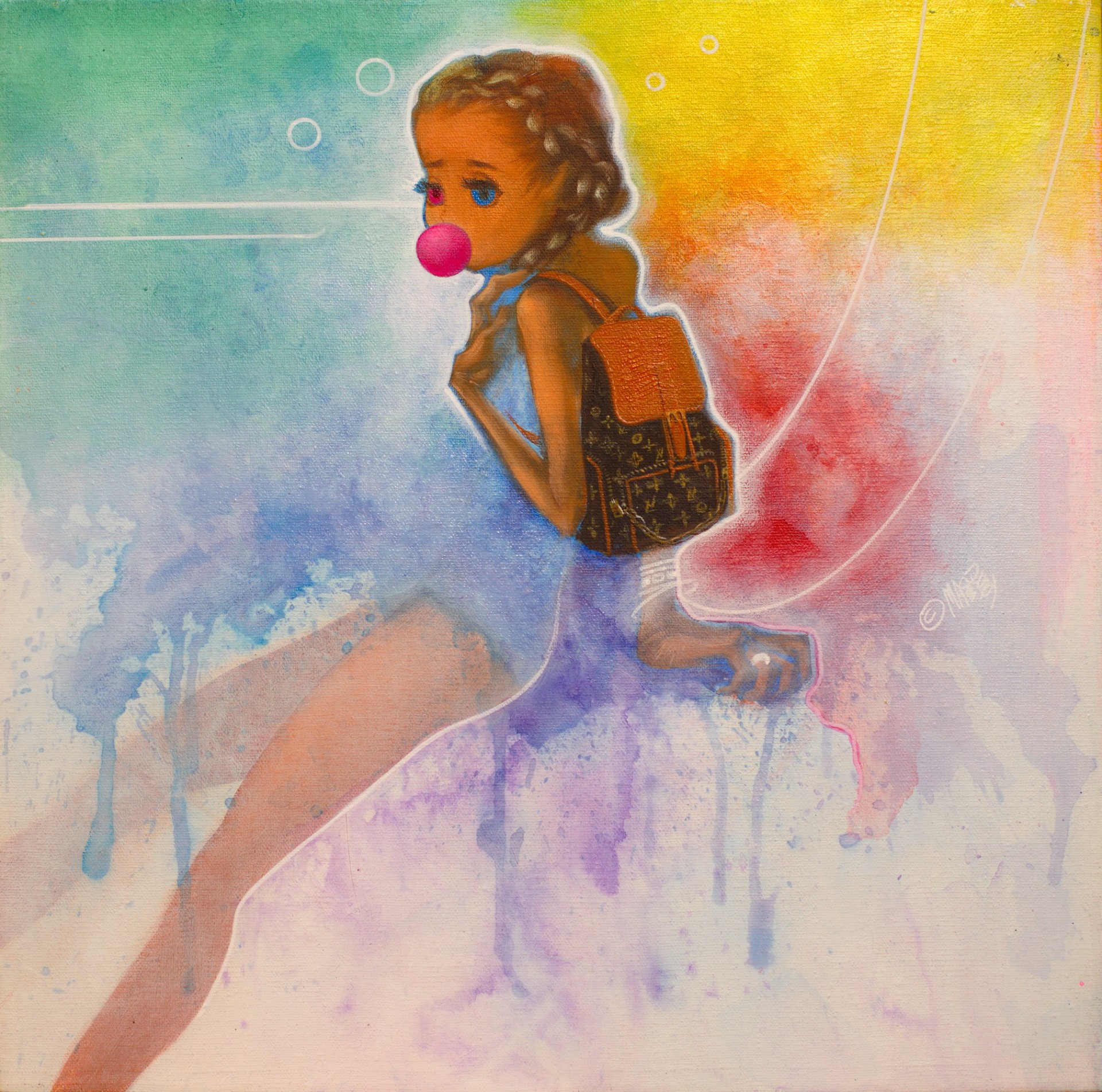 Michael Andrew Law — After-School Bubble, Body on Installment — Classical Crossover : Cute & Fine Art