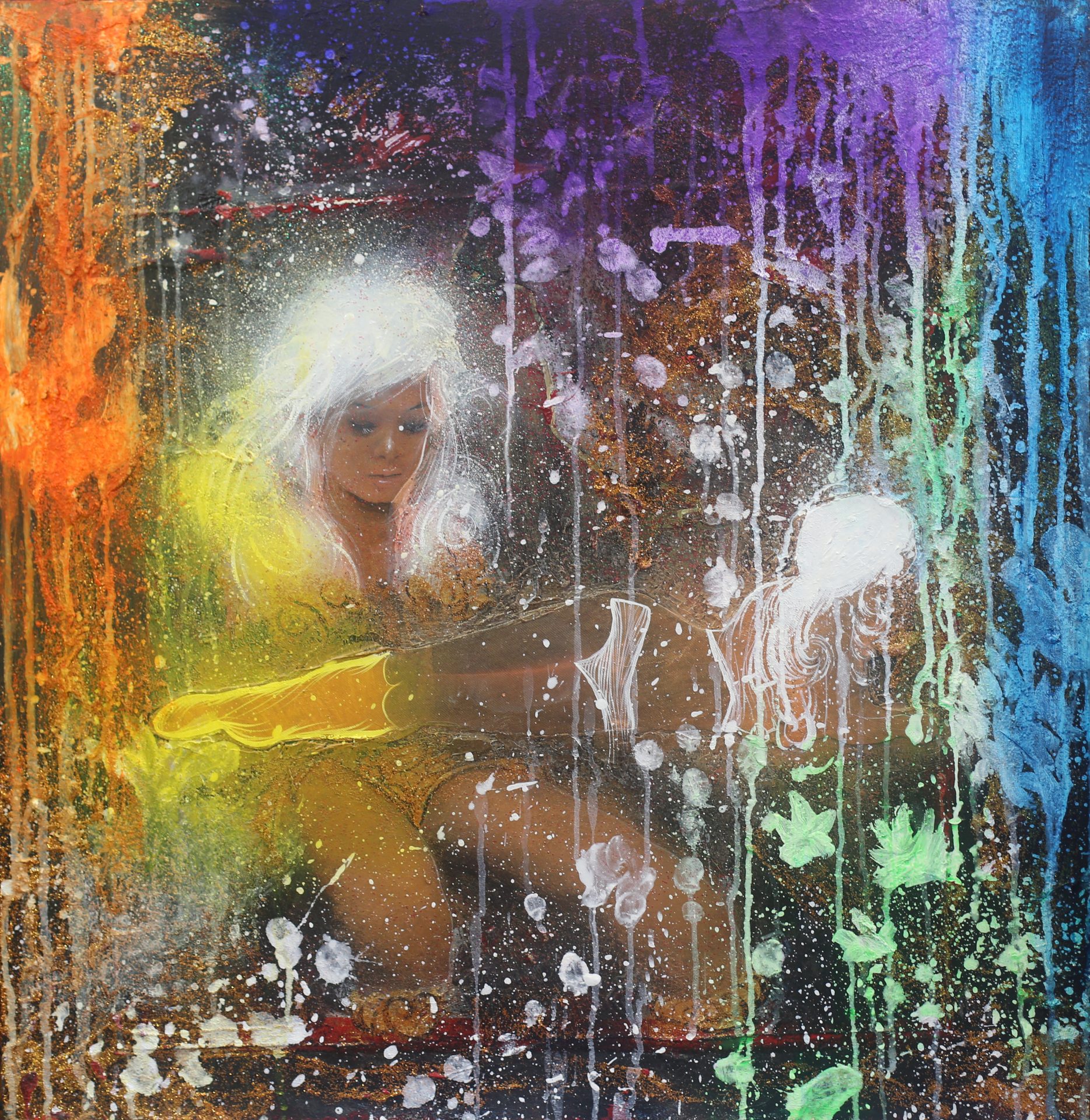 Michael Andrew Law — Untitled Pale Hair Girls Series — Classical Crossover : Realism & Fine Art