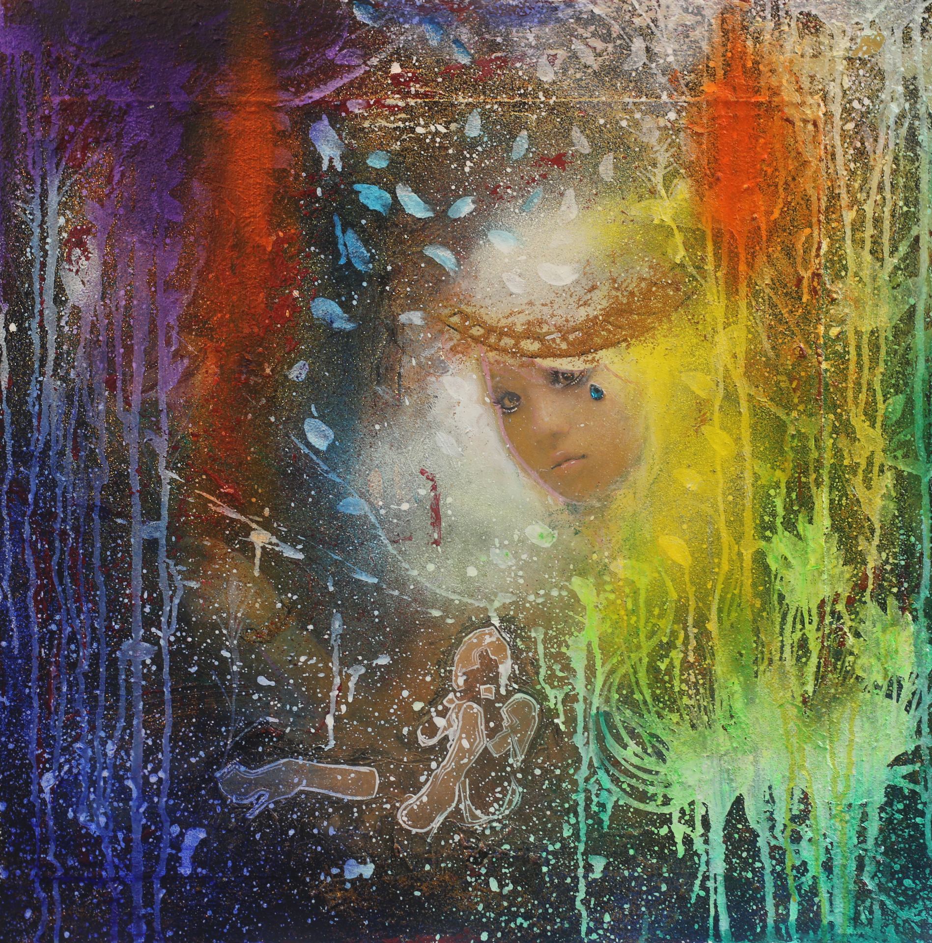 Michael Andrew Law — Untitled Pale Hair Girls Series — Classical Crossover : Realism & Fine Art