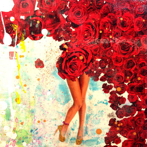 Michael Andrew Law — Flowers (1) — Flowers Paintings