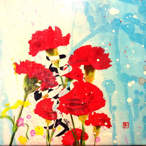 Michael Andrew Law — Flowers (18) — Flowers Paintings