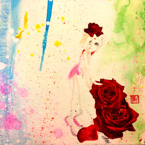 Michael Andrew Law — Flowers (21) — Flowers Paintings