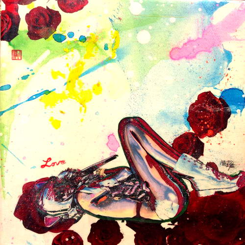 Michael Andrew Law — Flowers (24) — Flowers Paintings