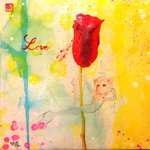 Michael Andrew Law — Flowers (28) — Flowers Paintings