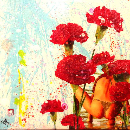 Michael Andrew Law — Flowers (31) — Flowers Paintings