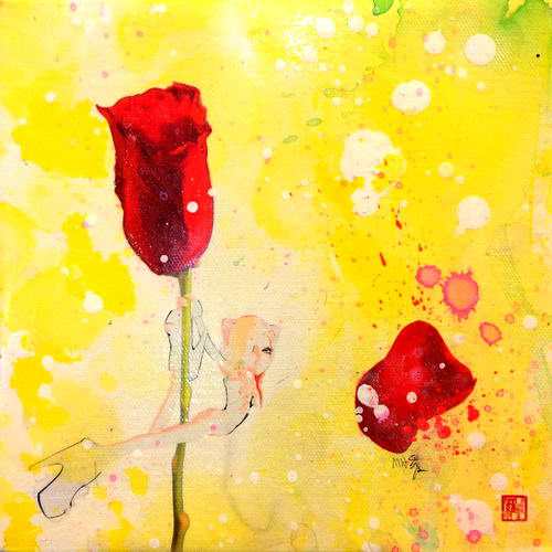 Michael Andrew Law — Flowers (33) — Flowers Paintings