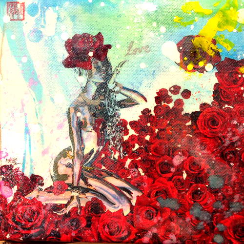 Michael Andrew Law — Flowers (34) — Flowers Paintings