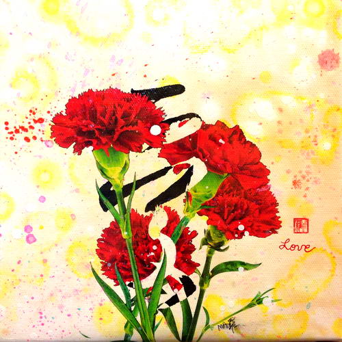 Michael Andrew Law — Flowers (36) — Flowers Paintings