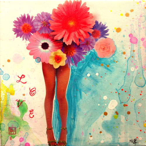 Michael Andrew Law — Flowers (40) — Flowers Paintings
