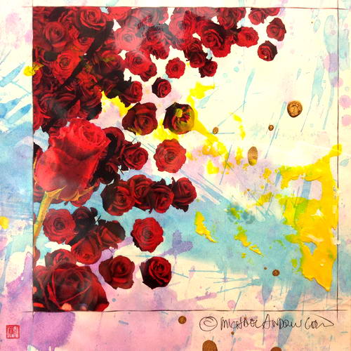 Michael Andrew Law — Flowers (52) — Flowers Paintings