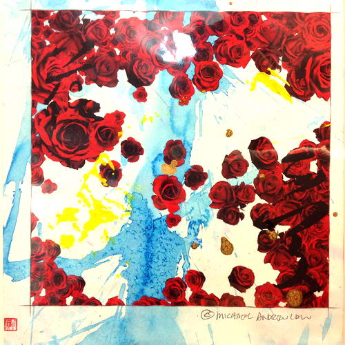 Michael Andrew Law — Flowers (62) — Flowers Paintings