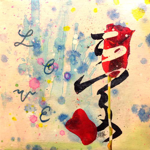 Michael Andrew Law — Flowers (8) — Flowers Paintings