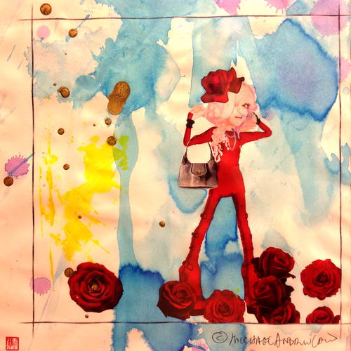 Michael Andrew Law — Flowers (85) — Flowers Paintings