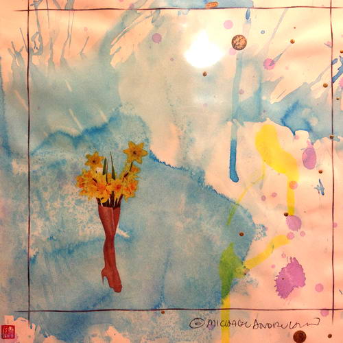Michael Andrew Law — Flowers (88) — Flowers Paintings