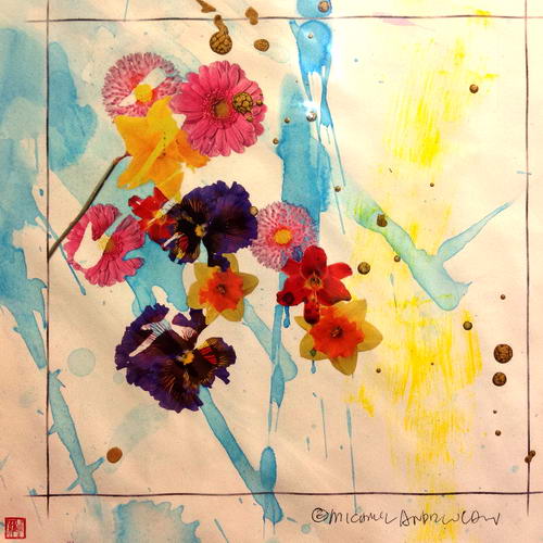 Michael Andrew Law — Flowers (91) — Flowers Paintings