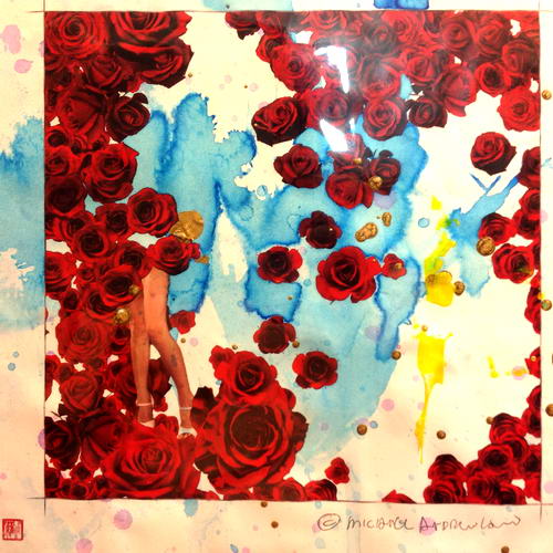 Michael Andrew Law — Flowers (93) — Flowers Paintings