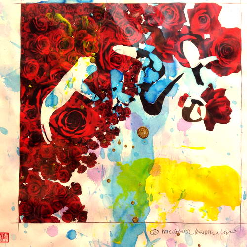 Michael Andrew Law — Flowers (94) — Flowers Paintings