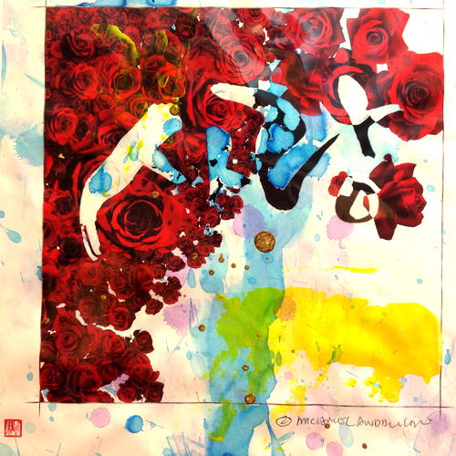 Michael Andrew Law — Flowers (95) — Flowers Paintings