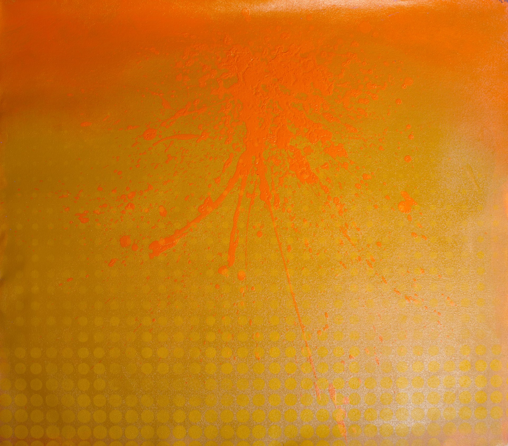 Michael Andrew Law — Solar Orange Cascade — Abstract Art