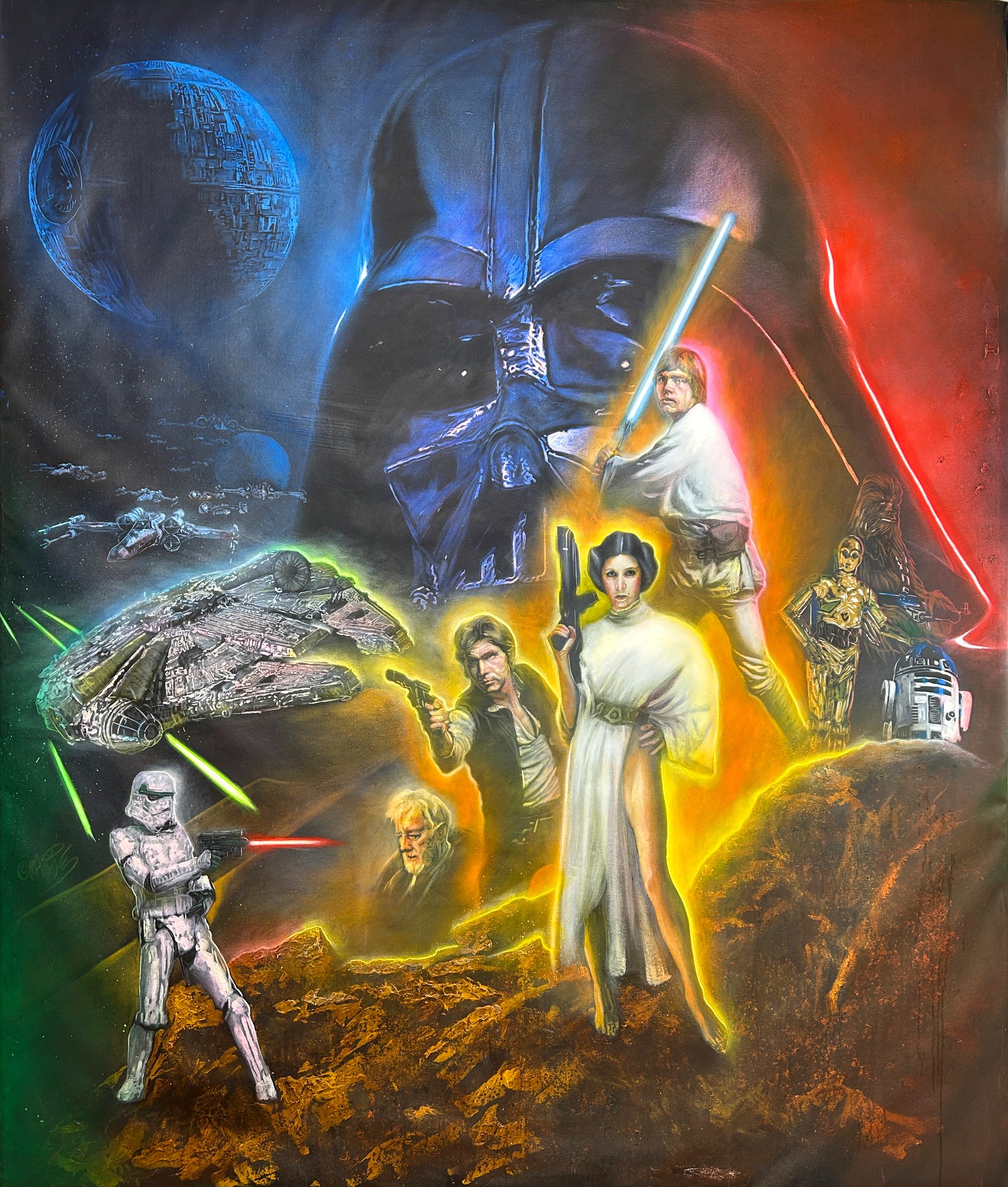 Michael Andrew Law — Star Wars — Exquisite Maximalism Pop | Maximalist Pop Art