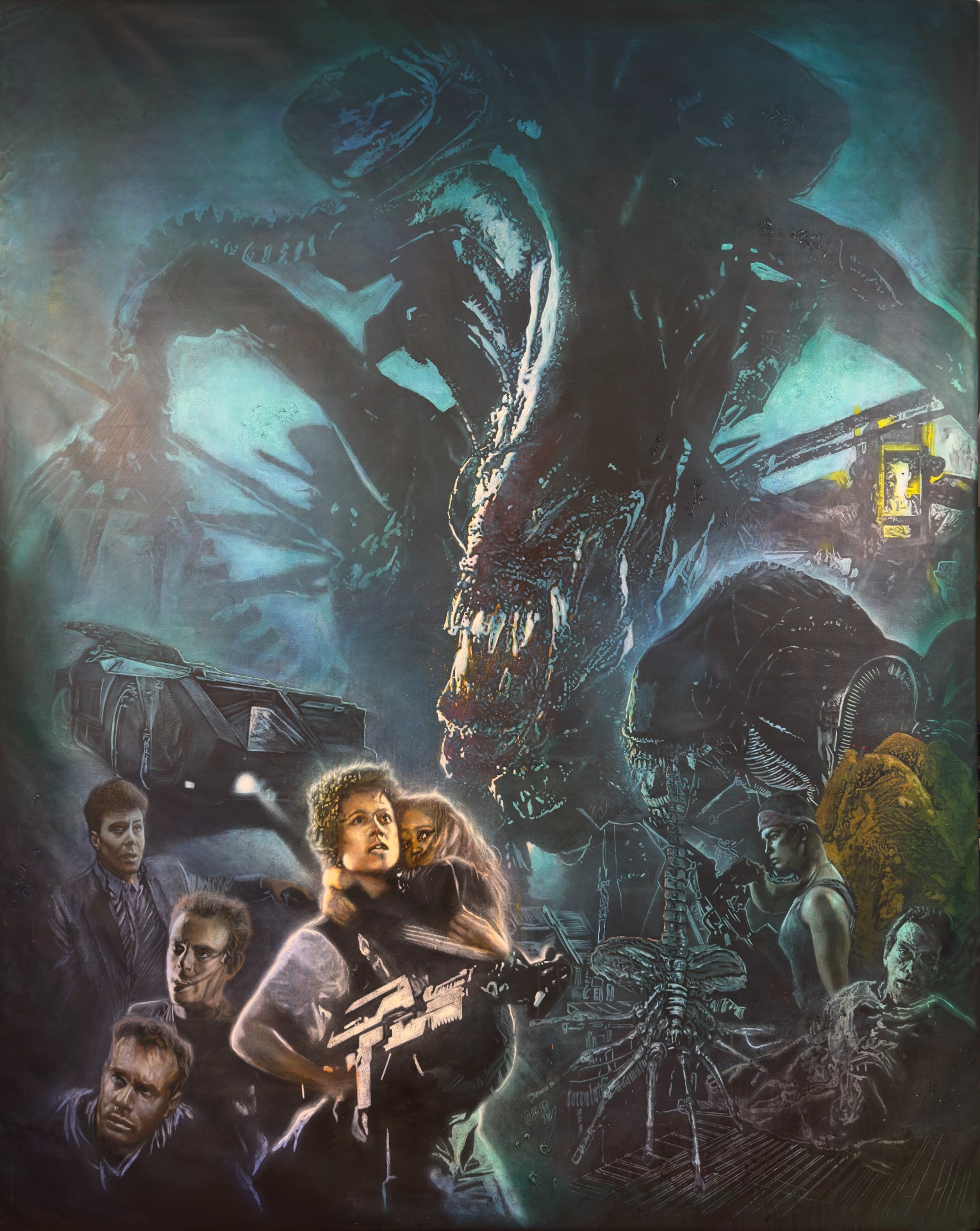 Michael Andrew Law — Aliens by James Cameron — Exquisite Maximalism Pop | Maximalist Pop Art
