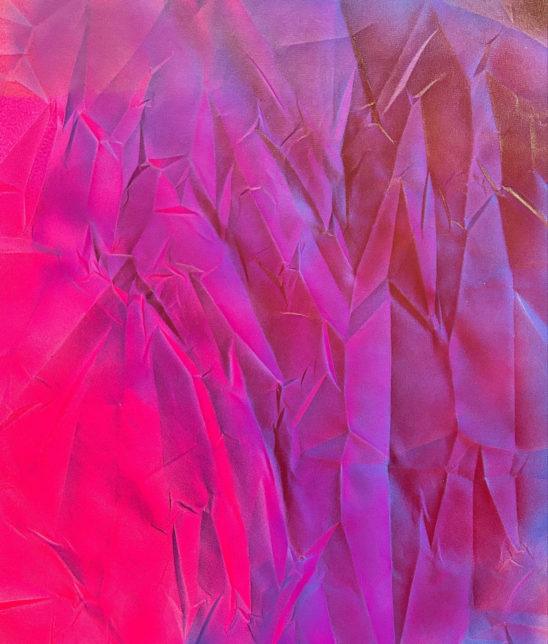 Michael Andrew Law — Midnight into Ruby — ChiaroFabric (When Chiaroscuro Sleeps in Fabric) 光影織語
