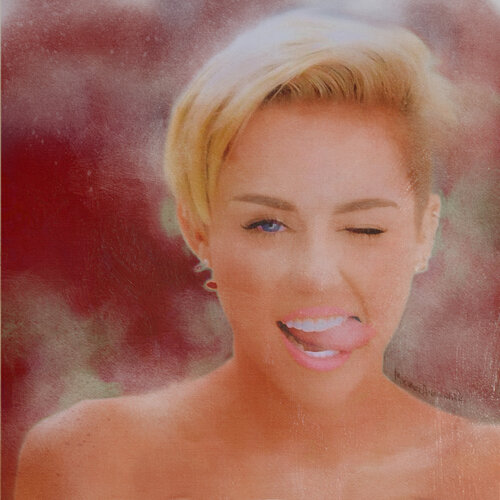 Michael Andrew Law — Miley Cyrus — Classical Crossover : Realism & Fine Art
