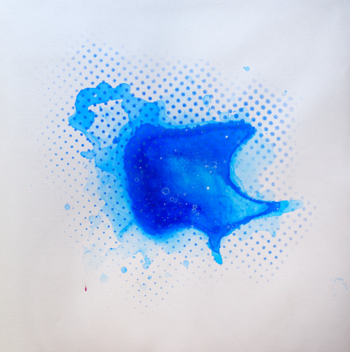 Michael Andrew Law — Phthalo Blue Rhapsody — Abstract Art