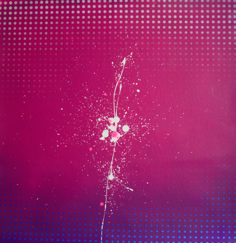 Michael Andrew Law — Spectral Splendor : Purple and Pink Abstract Art — Abstract Art