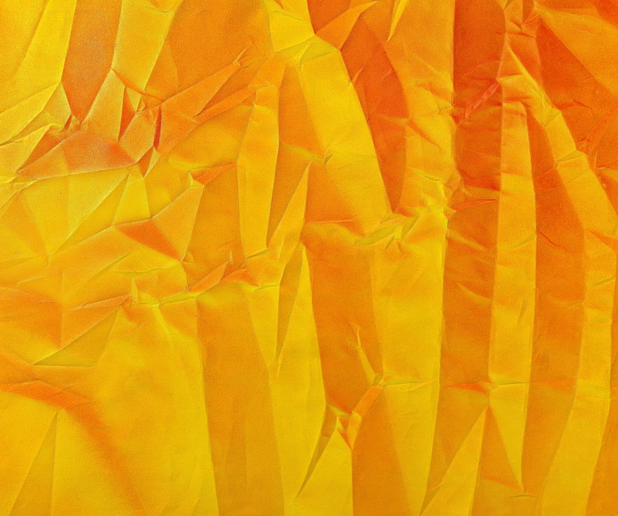 Michael Andrew Law — Sunrise Colors in Silk — ChiaroFabric (When Chiaroscuro Sleeps in Fabric) 光影織語