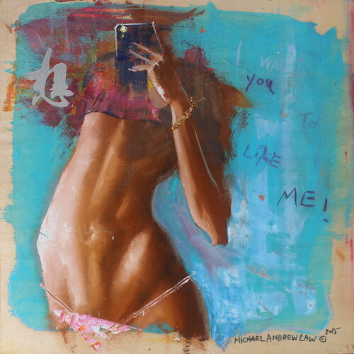 Michael Andrew Law — Untitled ( I want you to like me ) — Classical Crossover : Cute & Fine Art