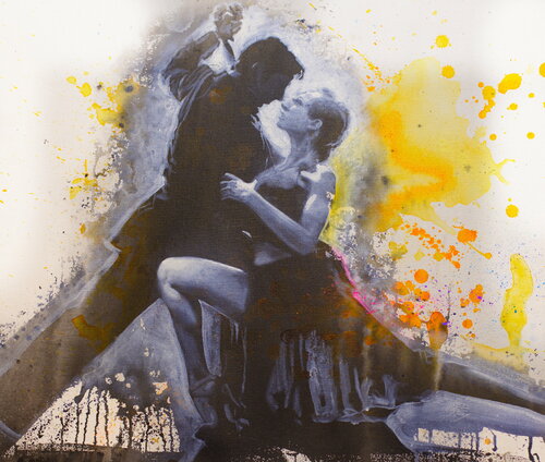 Michael Andrew Law — Untitled ( Last Tango in... ) — Monochrome Canvas Paintings