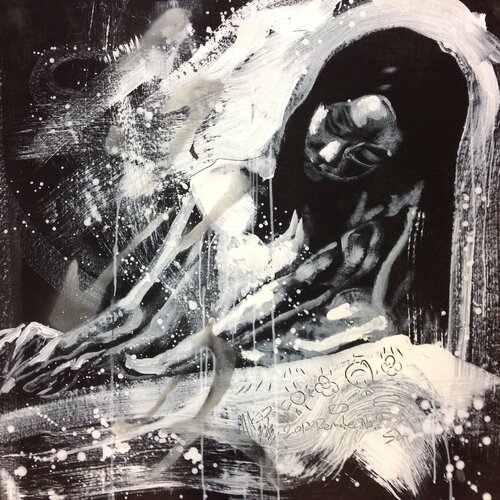 Michael Andrew Law — Untitled ( Sammi Ng ) — Monochrome Canvas Paintings