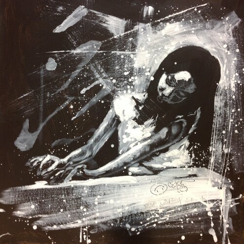 Michael Andrew Law — Untitled ( Sammi Ng ) — Monochrome Canvas Paintings