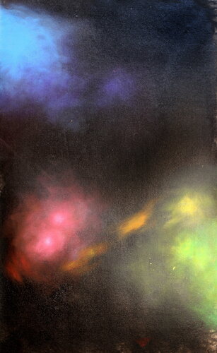 Michael Andrew Law — Traffic Light Cosmos — Halo Paintings