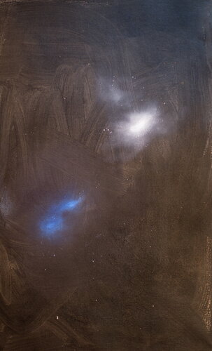 Michael Andrew Law — White Dwarf Takeaway on Blue Gas — Halo Paintings