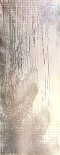 Michael Andrew Law — Untitled Ben Day Dot Abstract ( William Shakespeare ) — Abstract Art