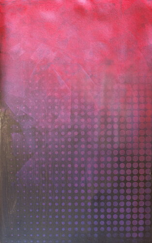 Michael Andrew Law — Untitled Ben Day Dot Abstract (Albert Einstein) — Abstract Art
