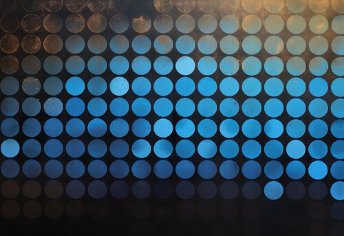 Michael Andrew Law — Untitled Ben Day Dot Abstract (Powerplay) — Abstract Art