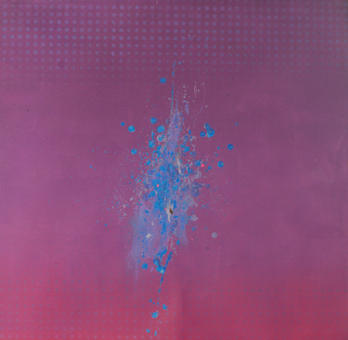 Michael Andrew Law — Untitled Ben day dots (Red Purple Blue) — Abstract Art