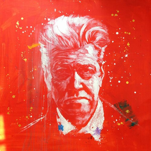 Michael Andrew Law — Untitled Gold ( David Lynch & Transcendental Meditation ) — Monochrome Canvas Paintings
