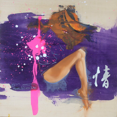 Michael Andrew Law — Untitled Wood Concept Art ( Emotion ) — Classical Crossover : Cute & Fine Art