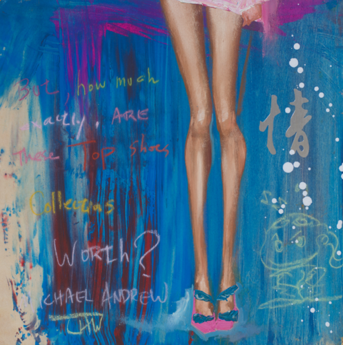 Michael Andrew Law — Untitled Wood Concept Art ( Expensive Shoes ) — Classical Crossover : Cute & Fine Art
