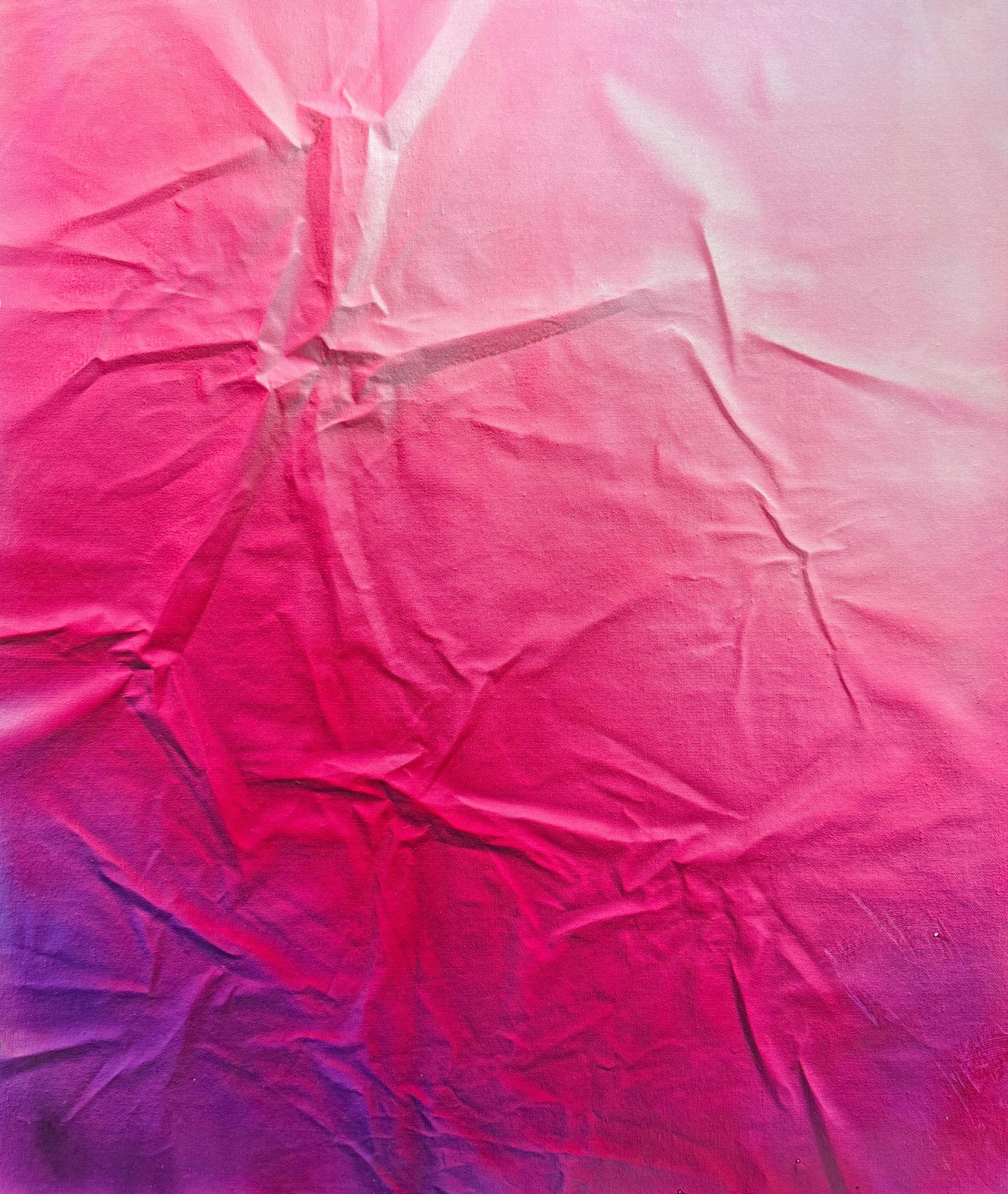 Michael Andrew Law — Fuchsia Drift — ChiaroFabric (When Chiaroscuro Sleeps in Fabric) 光影織語