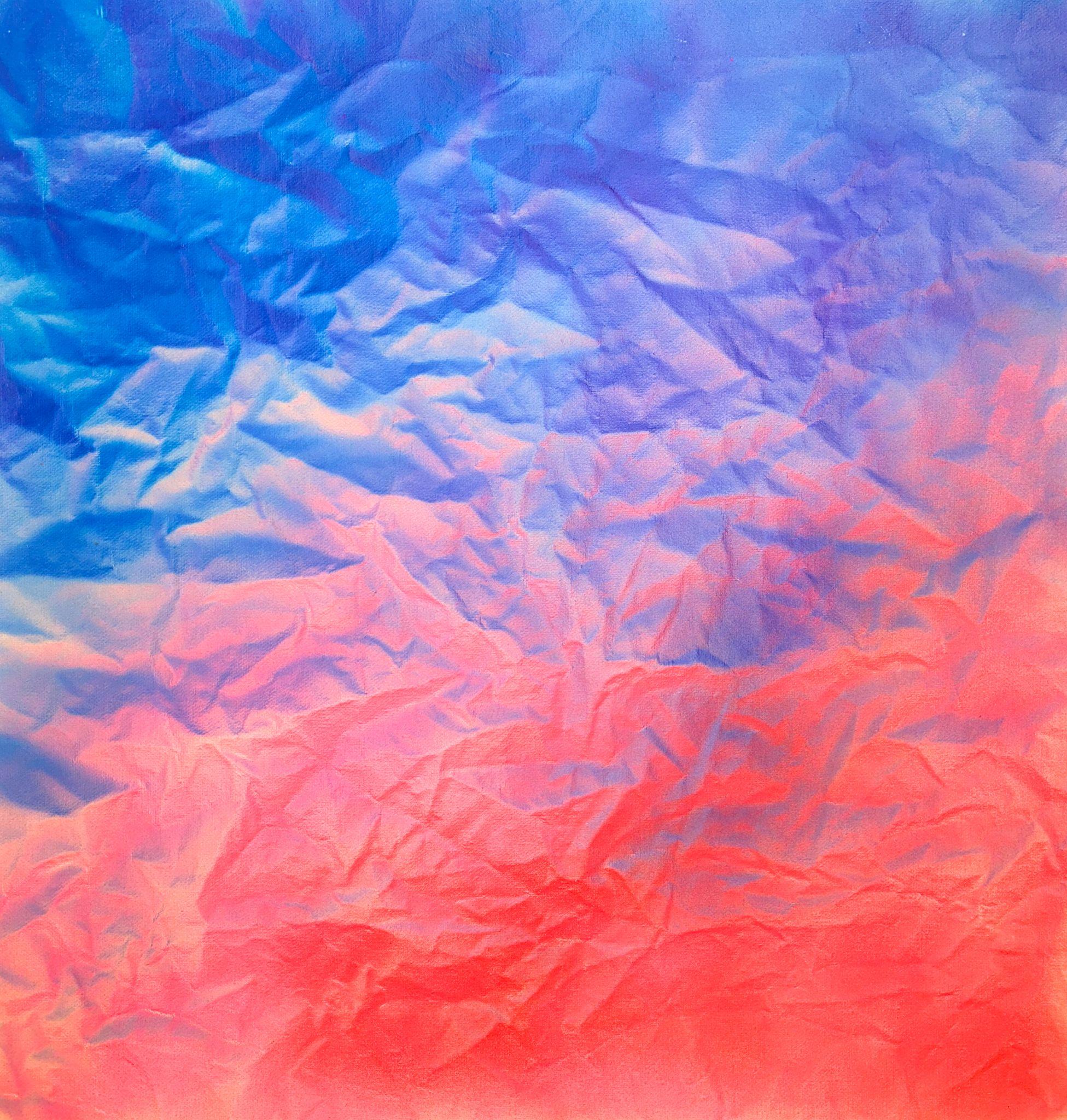 Michael Andrew Law — Where Cobalt Meets Garnet and Plum — ChiaroFabric (When Chiaroscuro Sleeps in Fabric) 光影織語